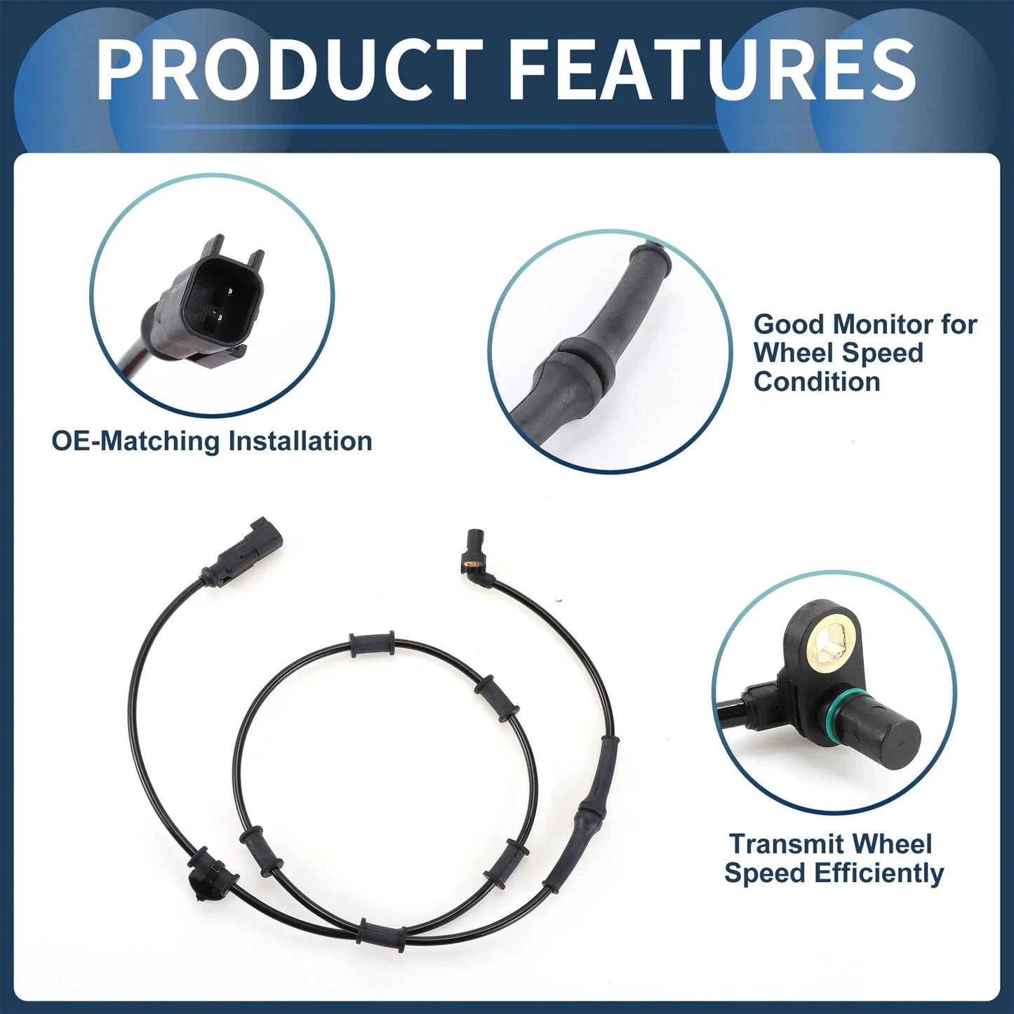 ABS Wheel Speed Sensor for Dodge Ram 2500 (2006-2008)