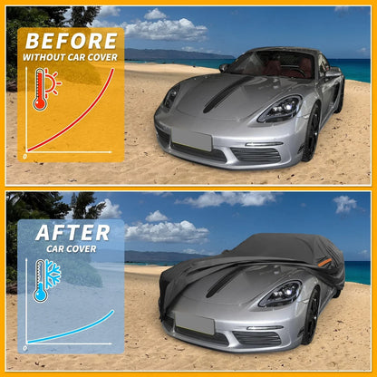 Waterproof All Weather Car Cover for Porsche 718 (2017-2023)