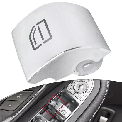 Custom Fitment Silver Window Switch Button Cover for Mercedes C Class