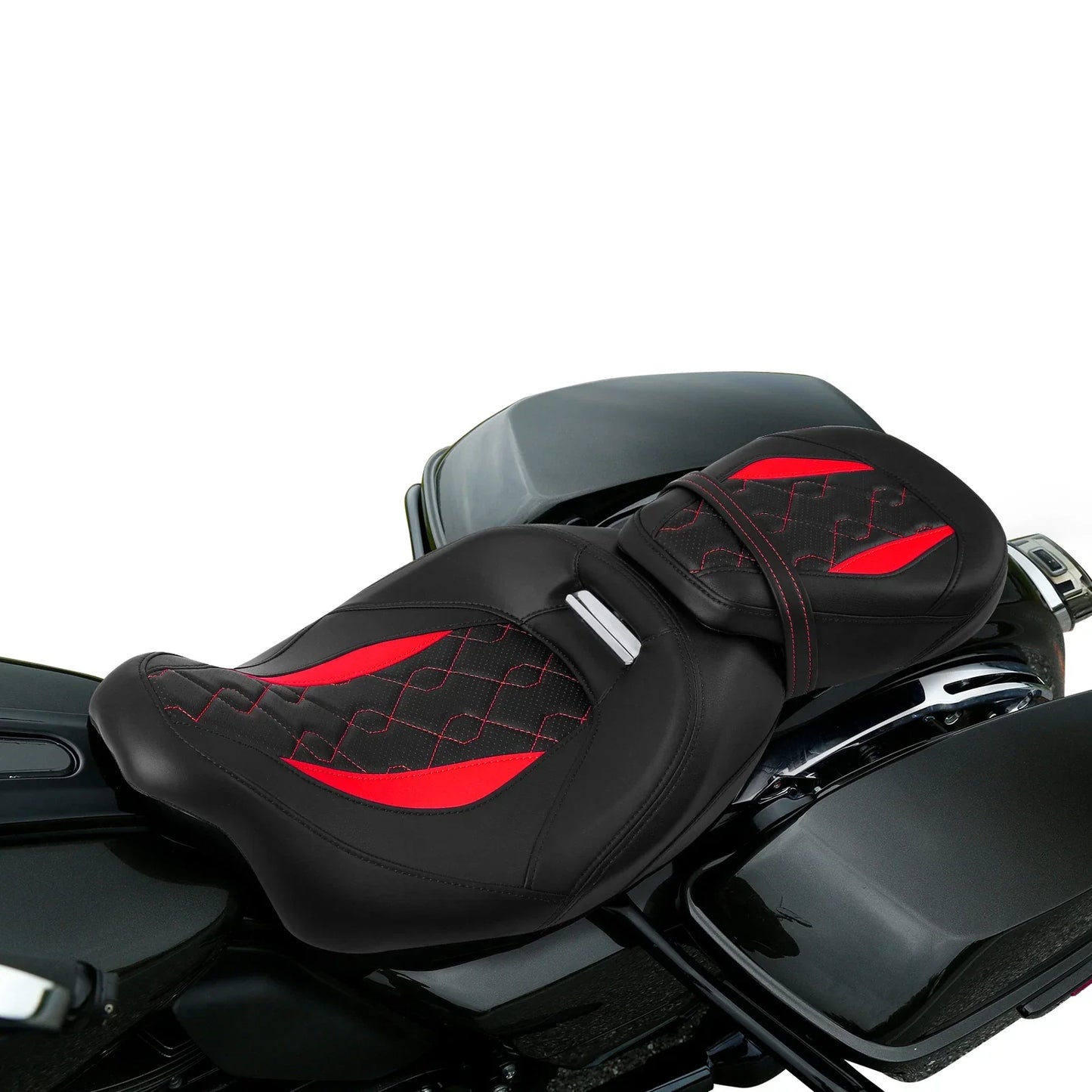 Driver Passenger Gel Seat for Harley Touring Road Electra Glide (2009-2023)