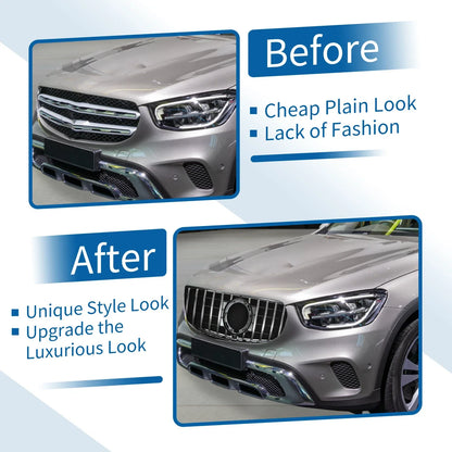 Front Upper Bumper Grille for Mercedes-Benz GLC300 (2016-2023)
