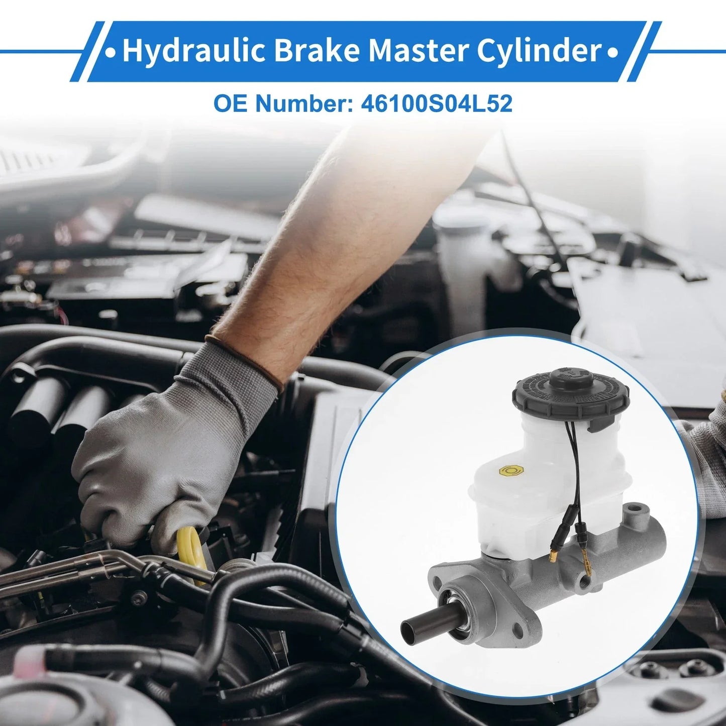 Brake Master Cylinder with Reservoir for Honda Civic EX (1997-1998)
