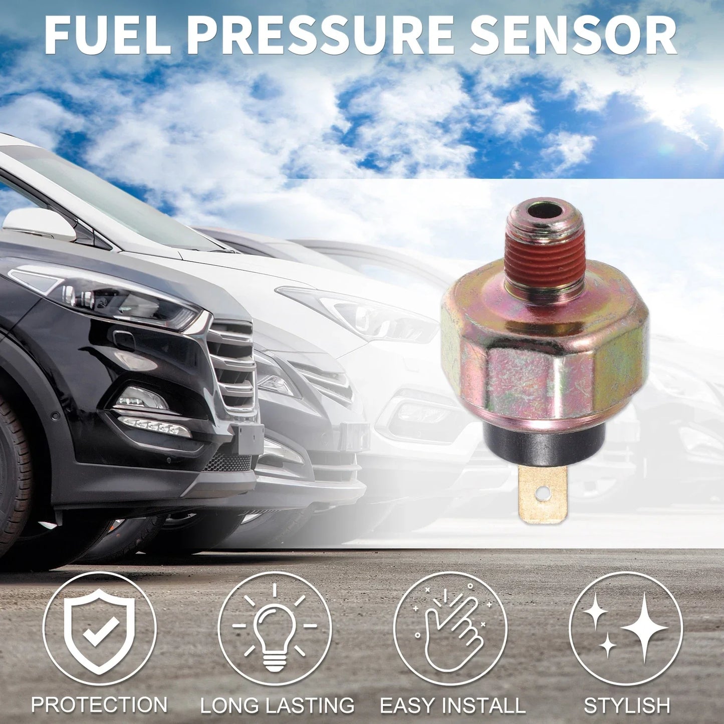 Fuel Pressure Sensor for Hyundai - Durable Oil Pressure Sensor (No. 9475021030)