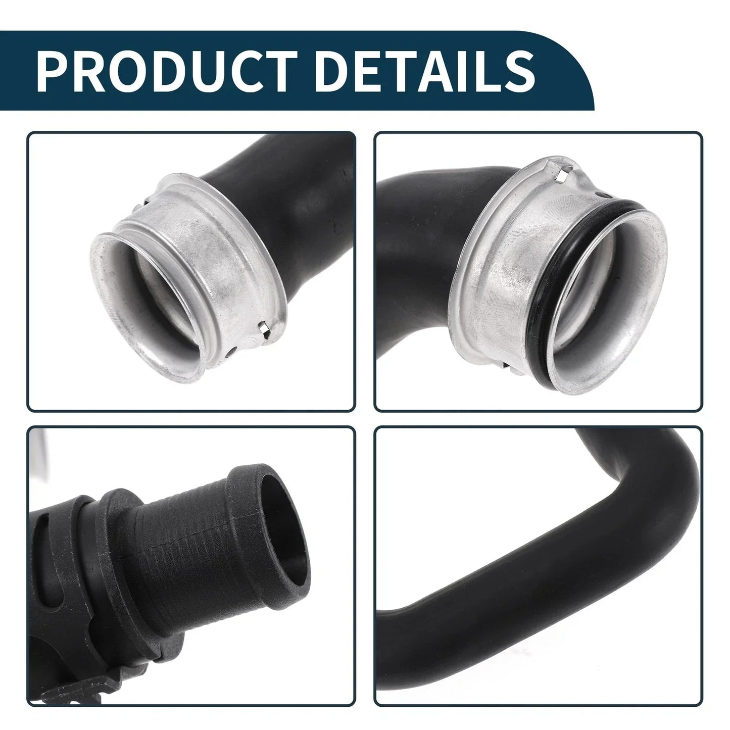 Radiator Hose for Mercedes-Benz E350 3.5 (2009-2013) Rubber 1 x Hose