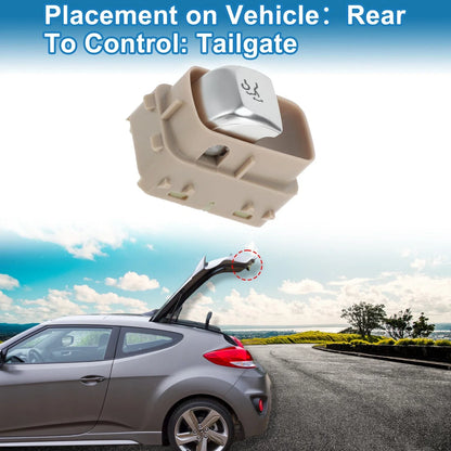 Trunk Release Switch for Mercedes C300 C400 C63 AMG Beige (2015-2019)