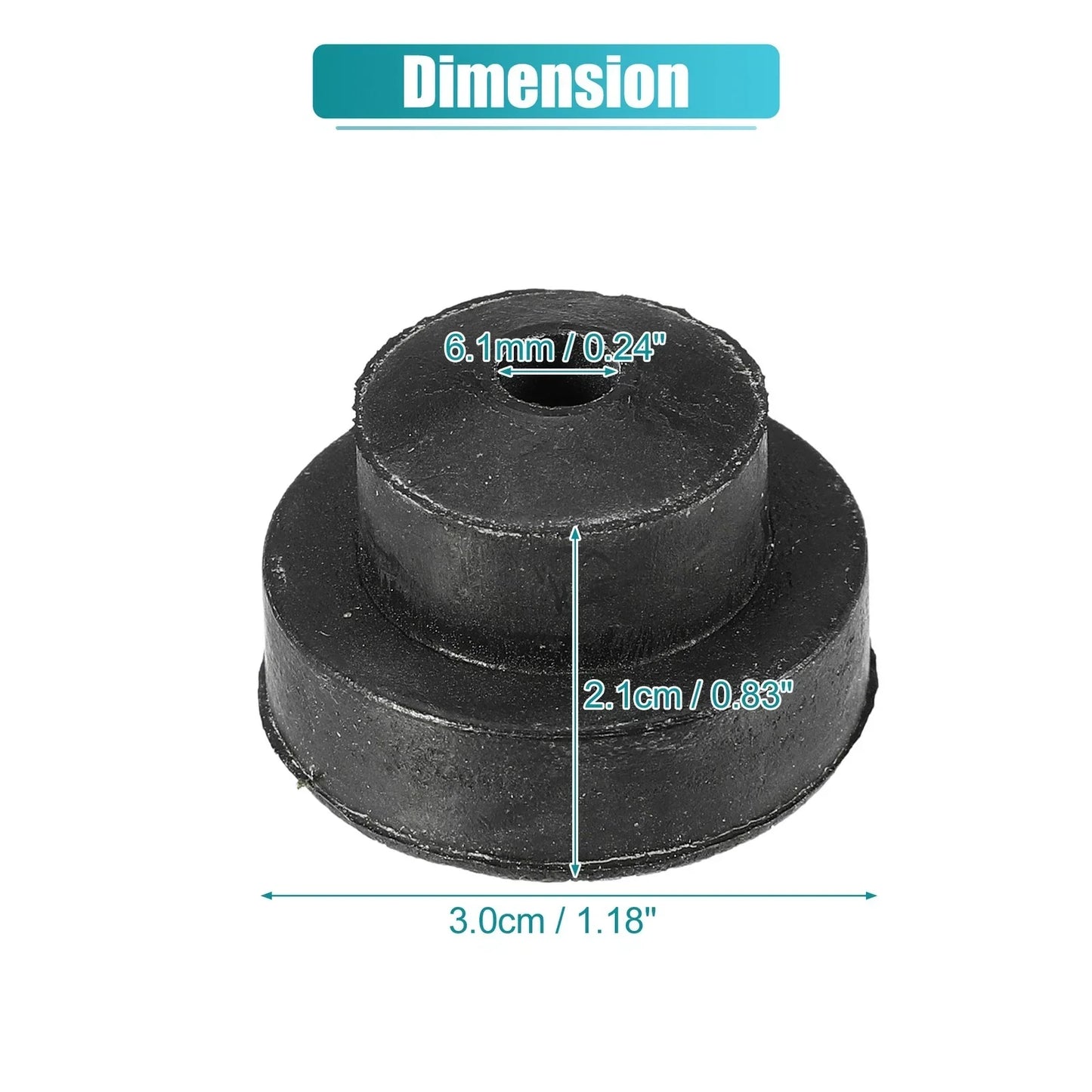 2 x Rubber Pads for Honda Accord Condenser Cushion (Fits Various Years)
