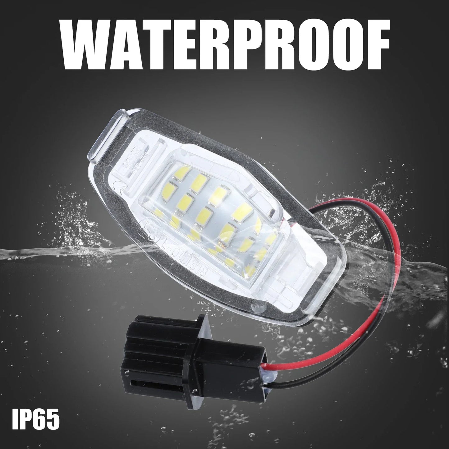 2 x LED License Plate Lights for Honda Acura