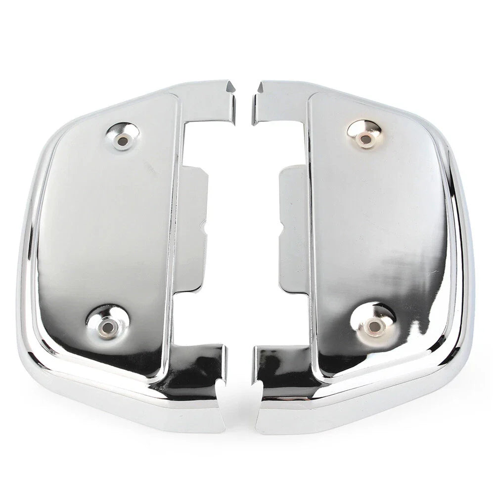 Chrome Passenger Footboard Covers for Harley Touring Road Glide (2014-2023)