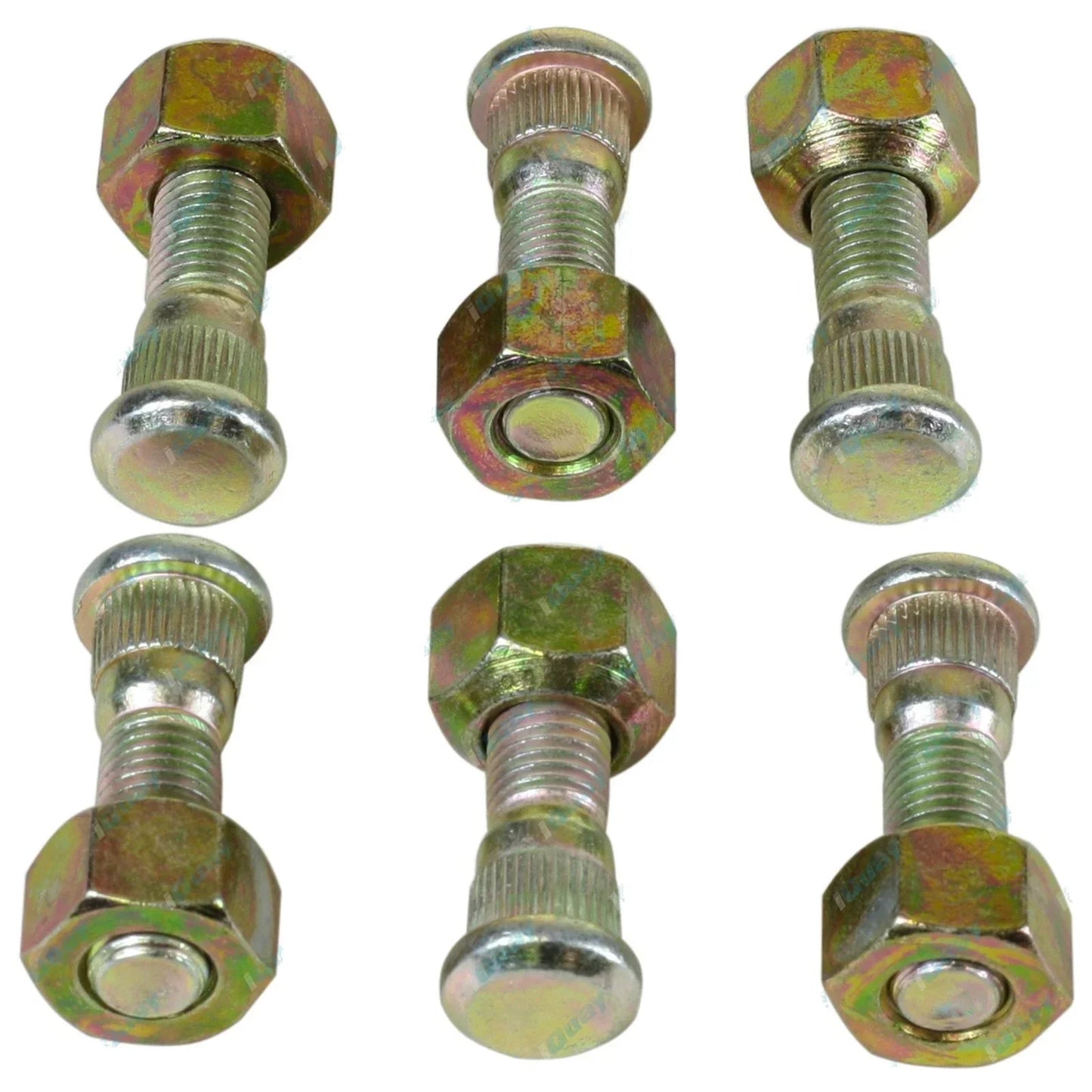 6 pack of REAR Wheel Studs + Nuts for Toyota Dyna LY220R 2001-2004 RWD