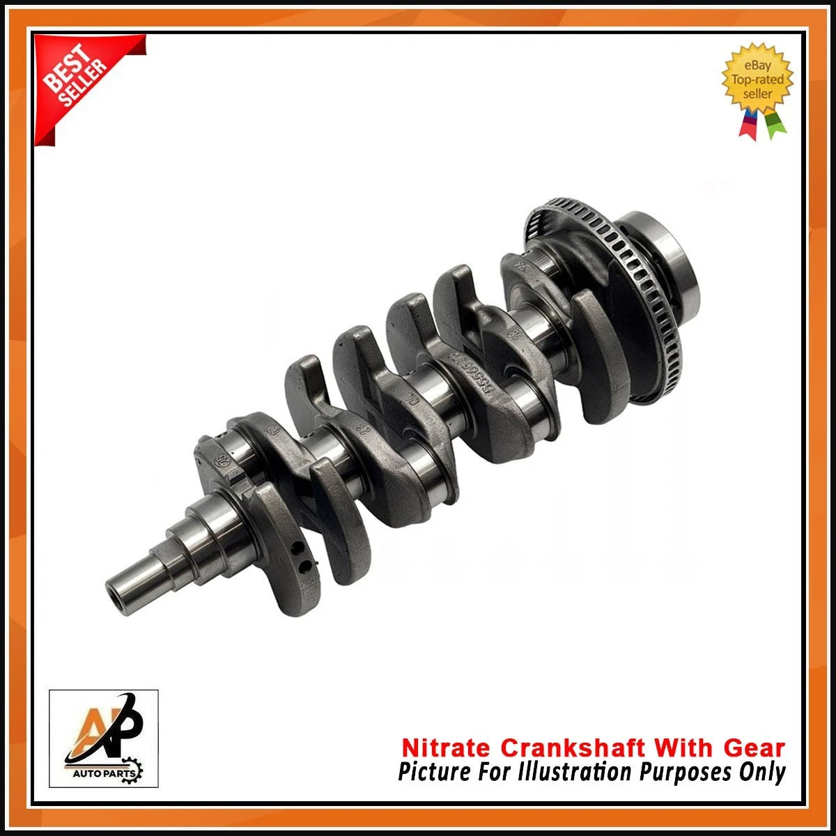 Crankshaft with Gear and Bearings Replacement for Opel Vauxhall Astra 1.4 (2012–2016)