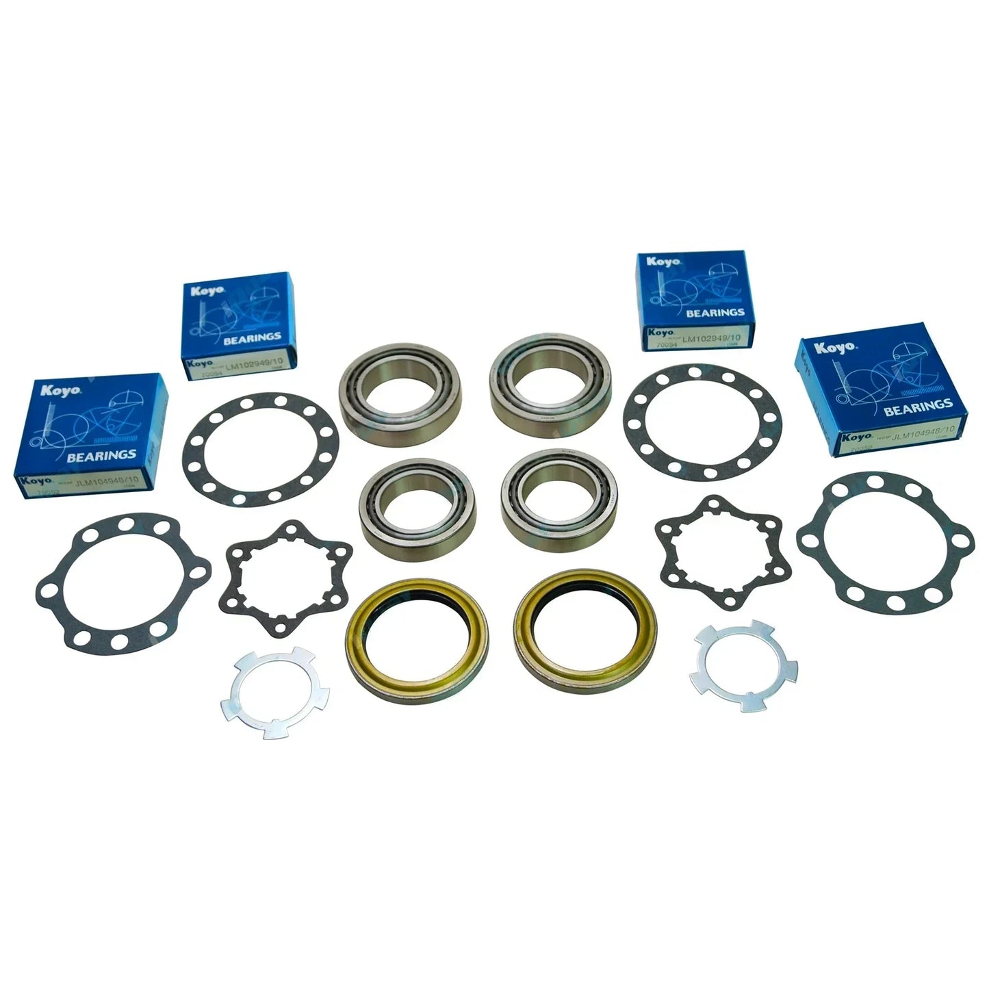 2 x Front Wheel Bearing & Seal Kit for Landcruiser 60 Series (1980-1990)