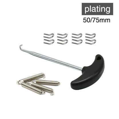 Exhaust Pipe Muffler Mounting Springs Hooks  Stainless Steel Chrome