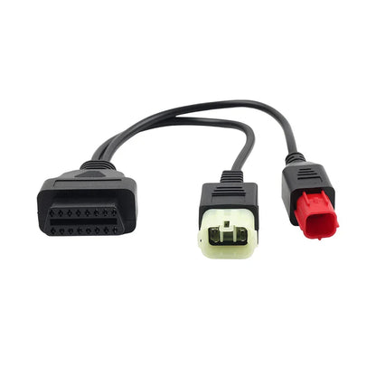 6pin OBD2 Diagnostics Connector Cable for Honda, Kawasaki