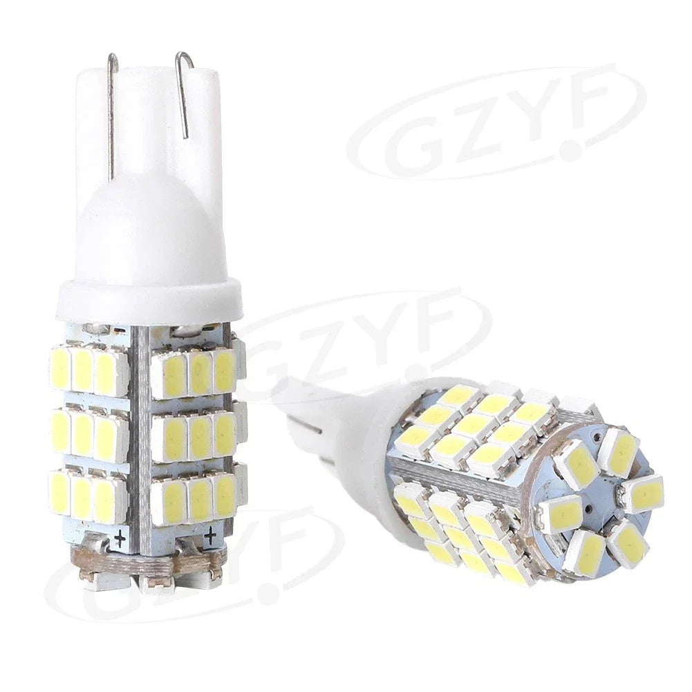 White 12V T10 168 Xenon LED Backup Reverse Lights for Car (6000K)