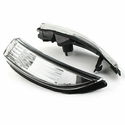 Pair Side Rear View Mirror Turn Signal Lights for Ford Fiesta (2009-2015)