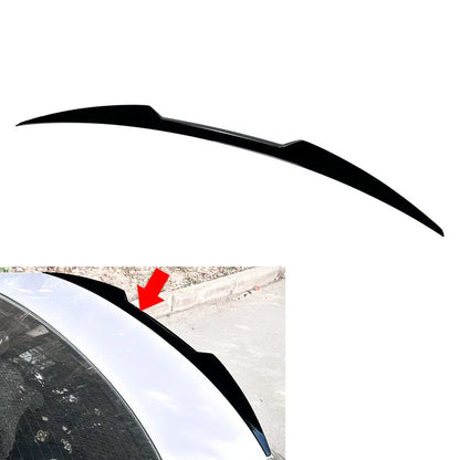 Rear Trunk Lip Spoiler for Audi A4 B8 B8.5 S4 Sedan (2009-2016) Glossy Black