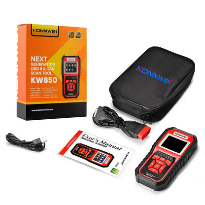 OBD2 Diagnostic Code Scanner Tool KONNWEI KW850 for Automotive (2010-2023)