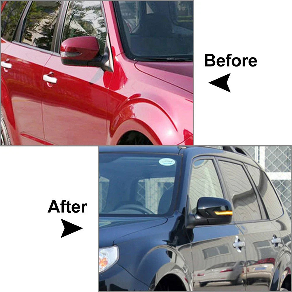 Rear View Side Mirror Turn Signal Lights for Subaru Forester, Outback, Legacy