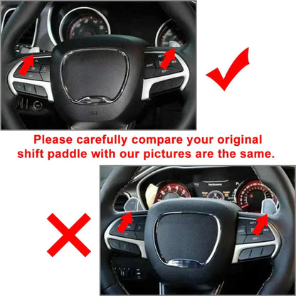 Steering Wheel Shift Paddles for Dodge Challenger Charger Durango (2015-2023)