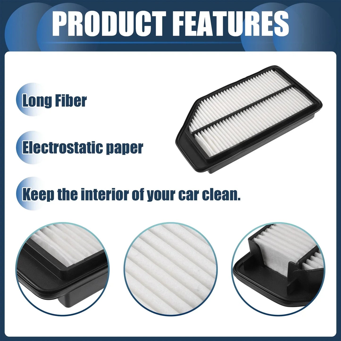 Engine Air Filter for Honda Odyssey (2011-2017) - Replacement 1 x 17220RV0A00