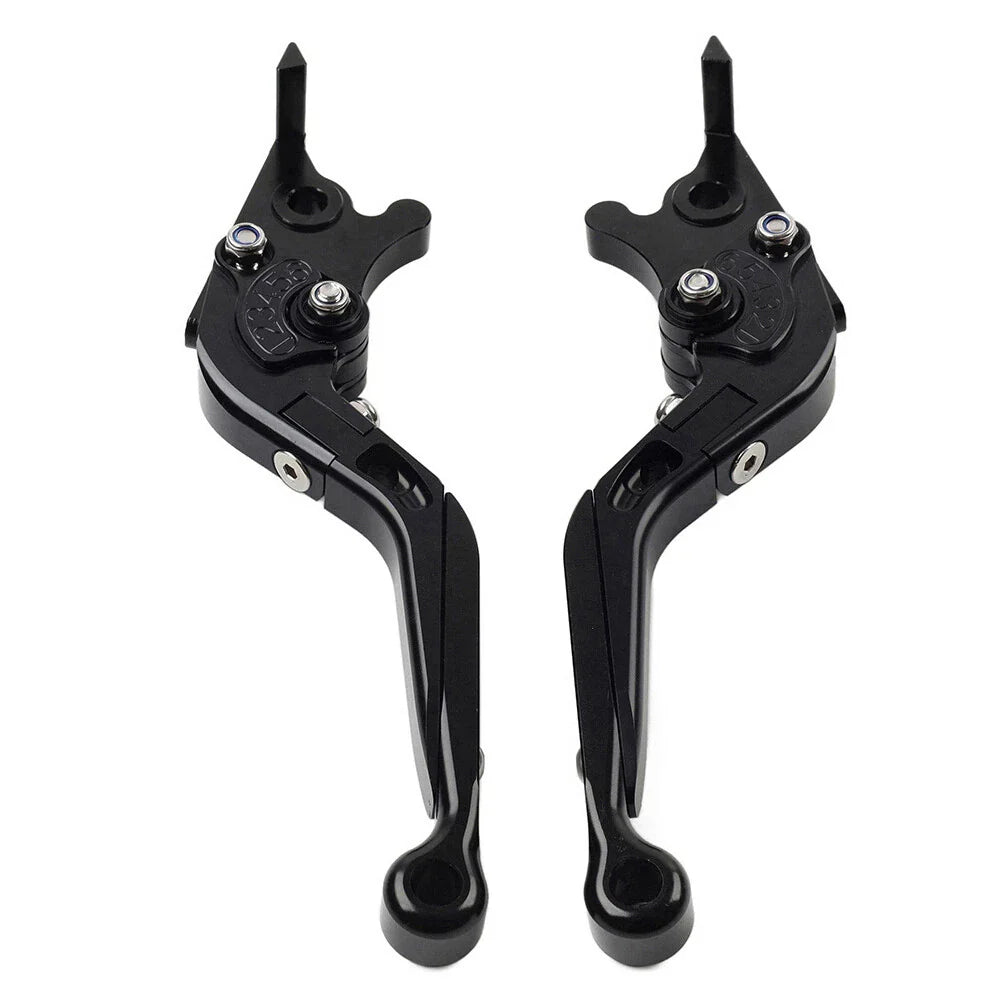 CNC Extendable Brake Clutch Levers for BMW G310R G310GS (2017-2021) Black