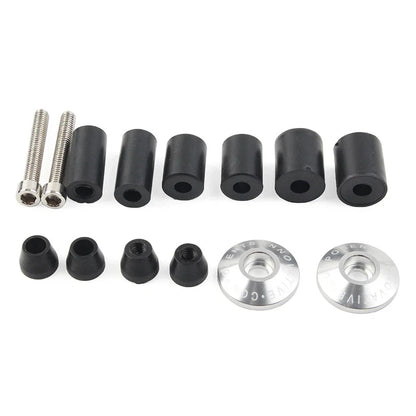 7/8" Handlebar End Weights Grips Cap Plugs for Dirt Bike Motor Silver