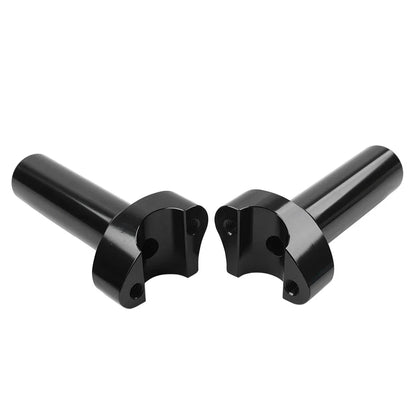 4.5" Black Straight Handlebar Risers for Harley Dyna Sportster Softail