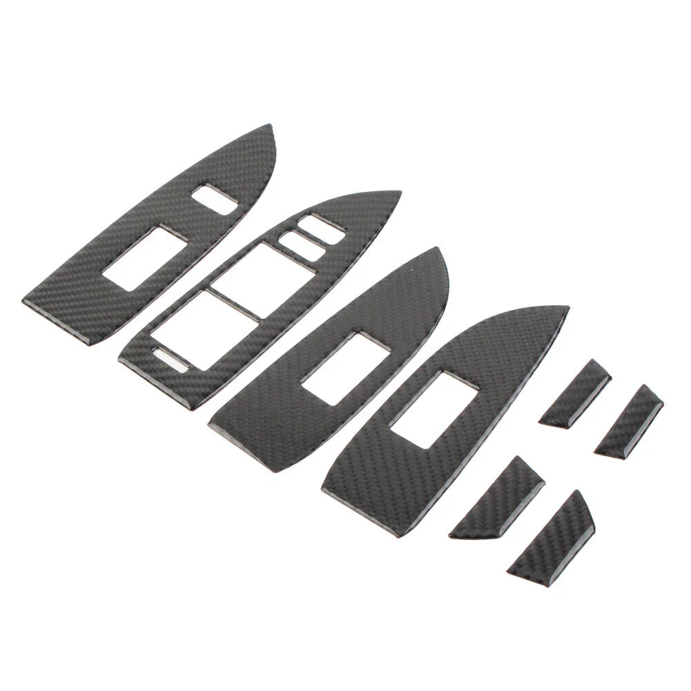 8 x RHD Car Door Window Lift Switch Panel Covers for Toyota Prius (2012-2015)