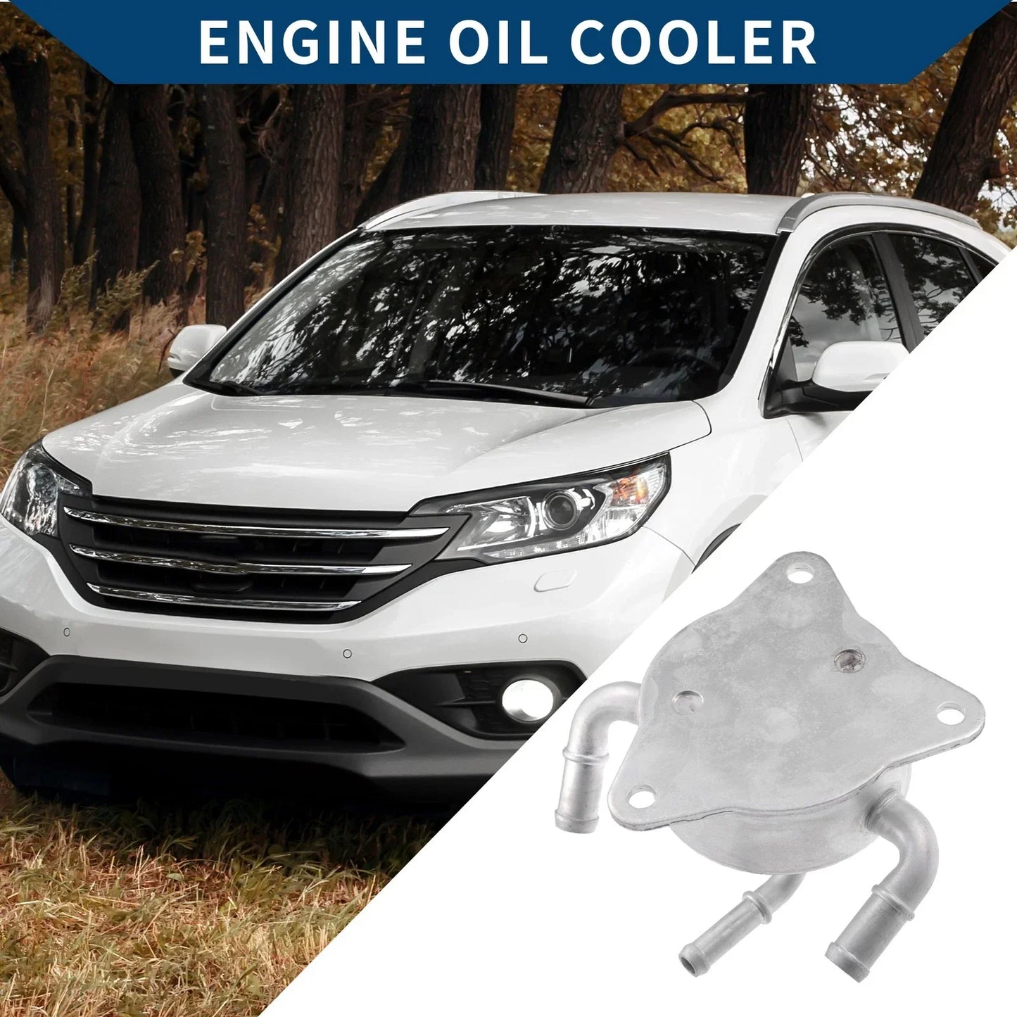 Engine Oil Cooler for Honda Civic 2006-2011, Transmission Oil Cooler 2 x Parts