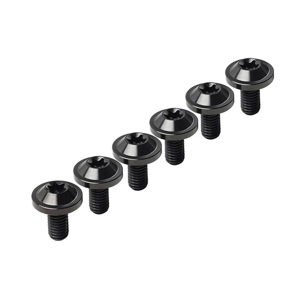 6pcs M6x10mm Titanium Alloy Torx Head Bolts for Bike Motorcycle
