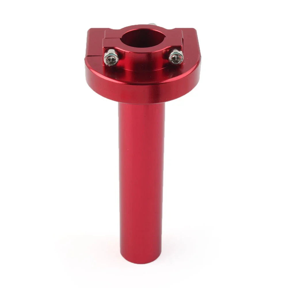 Throttle Cable Adjuster for Universal Motorcycle w/ Handgrip Red