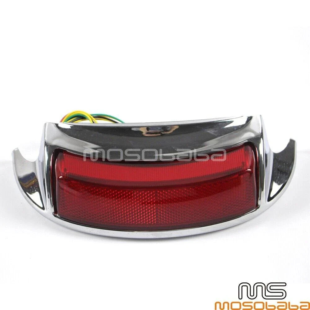 Chrome Brake LED Fender Tip Lights for Harley FLHTC FLHTCU FLHTCUL FLHTK (2009-2023)