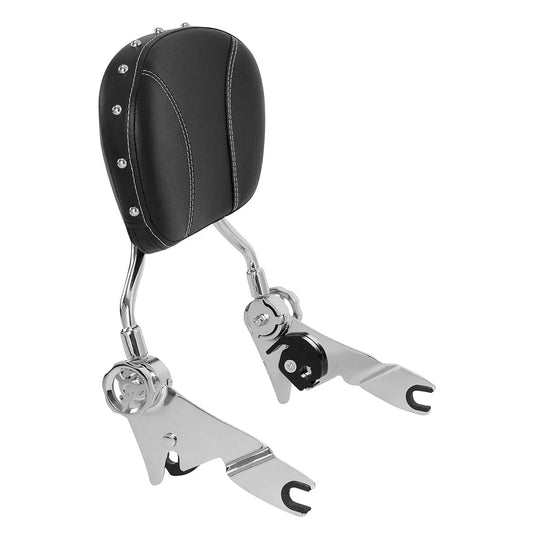 Adjustable Detachable Backrest Pad Sissy Bar for Harley Road King (2009 - 2024)