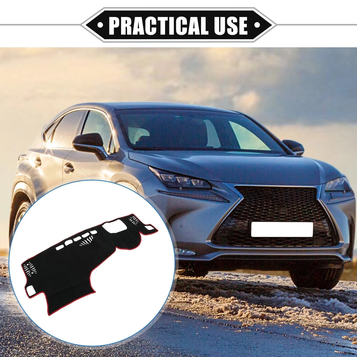 Dashboard Dash Cover Mat for Lexus NX 2nd Gen NX250 NX350 (2022-2023)