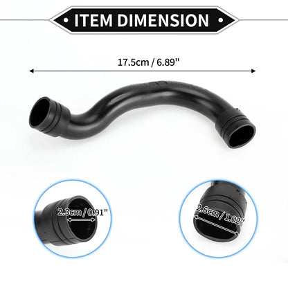 Intake Hose for Mercedes-Benz W271 2009-2016, Black