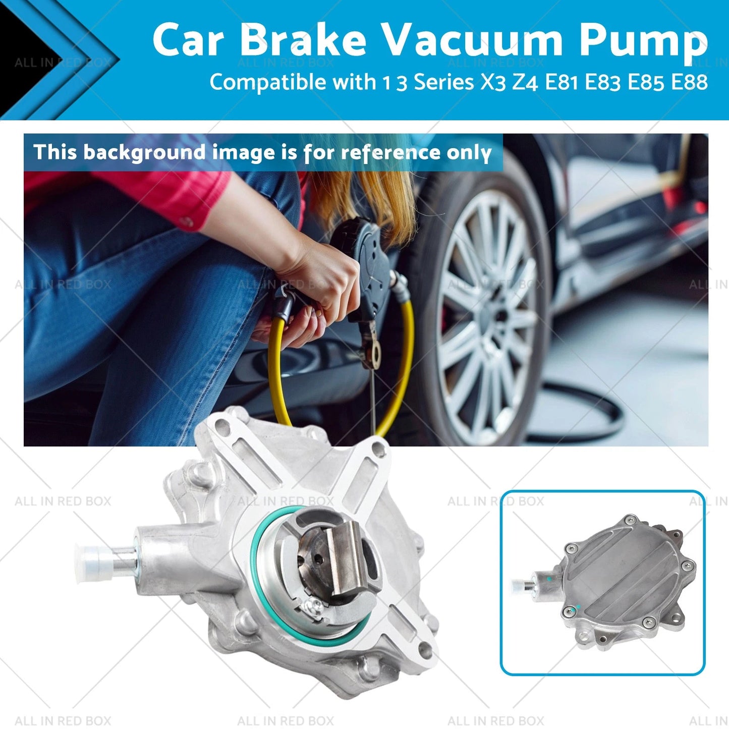 Brake Vacuum Pump for BMW 1 3 Series X3 Z4 E81 E83 E85 E88 (2004-2013)