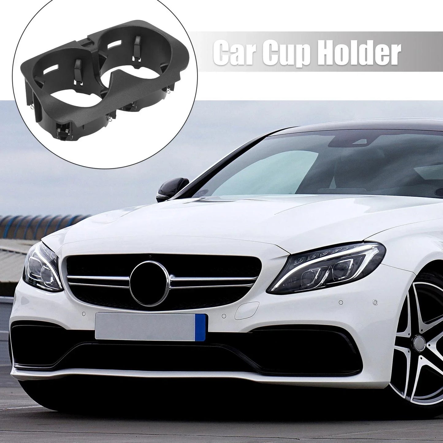 Center Console Cup Holder for Mercedes-Benz C180 C200 (2007-2014)