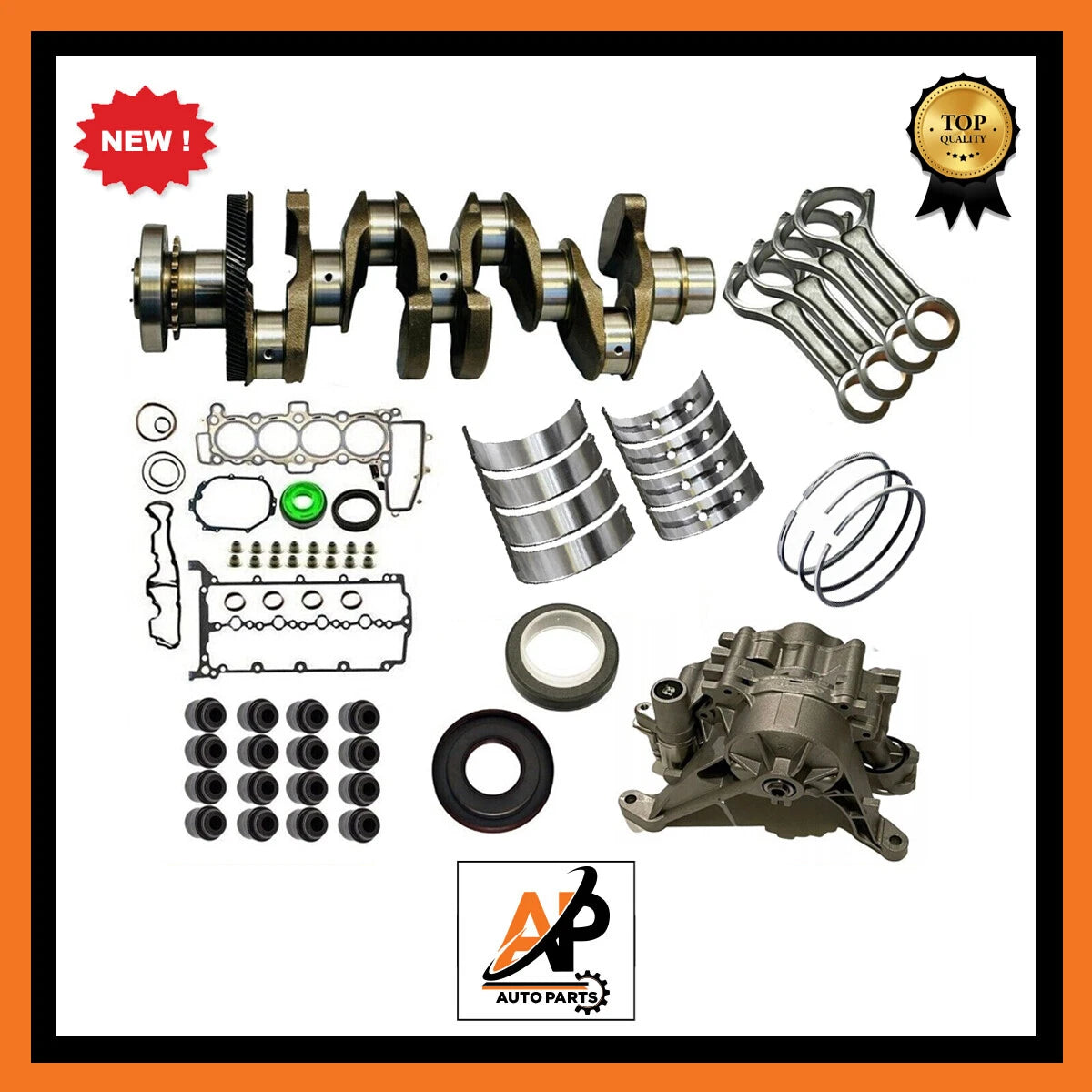 Crankshaft W Gear Replacement for Jaguar 2.0D Engine 204DT (2000–2010)