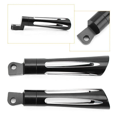 CNC Footpegs for Harley Dyna, FSX, FXSB, Sportster XL1200, XG500, 750 (2014-2023)