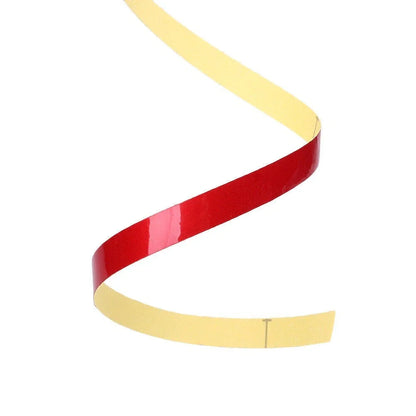 Reflective Sticker Tape Body Stripe Decal 16.40ft x 0.39in Red