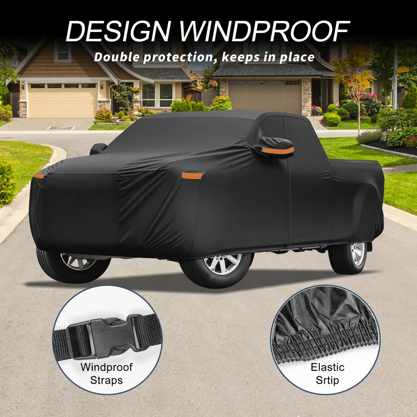 Waterproof Aluminum Film Car Cover for Honda Ridgeline (2017-2023)