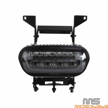 Front Fairing Windshield w/Bracket & LED Headlight for Softail Street Bob (2018-2023)