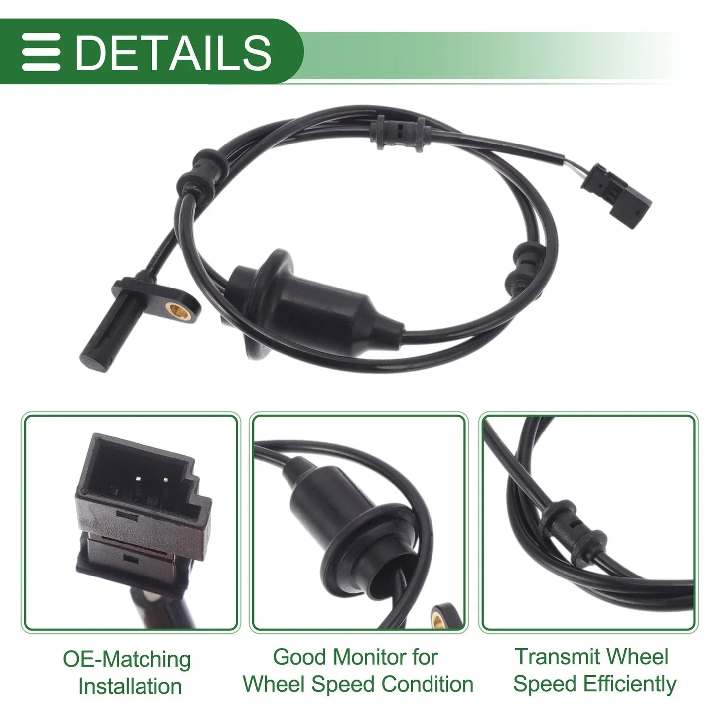 ABS Wheel Speed Sensor for Mercedes Benz R230 (2001-2012)
