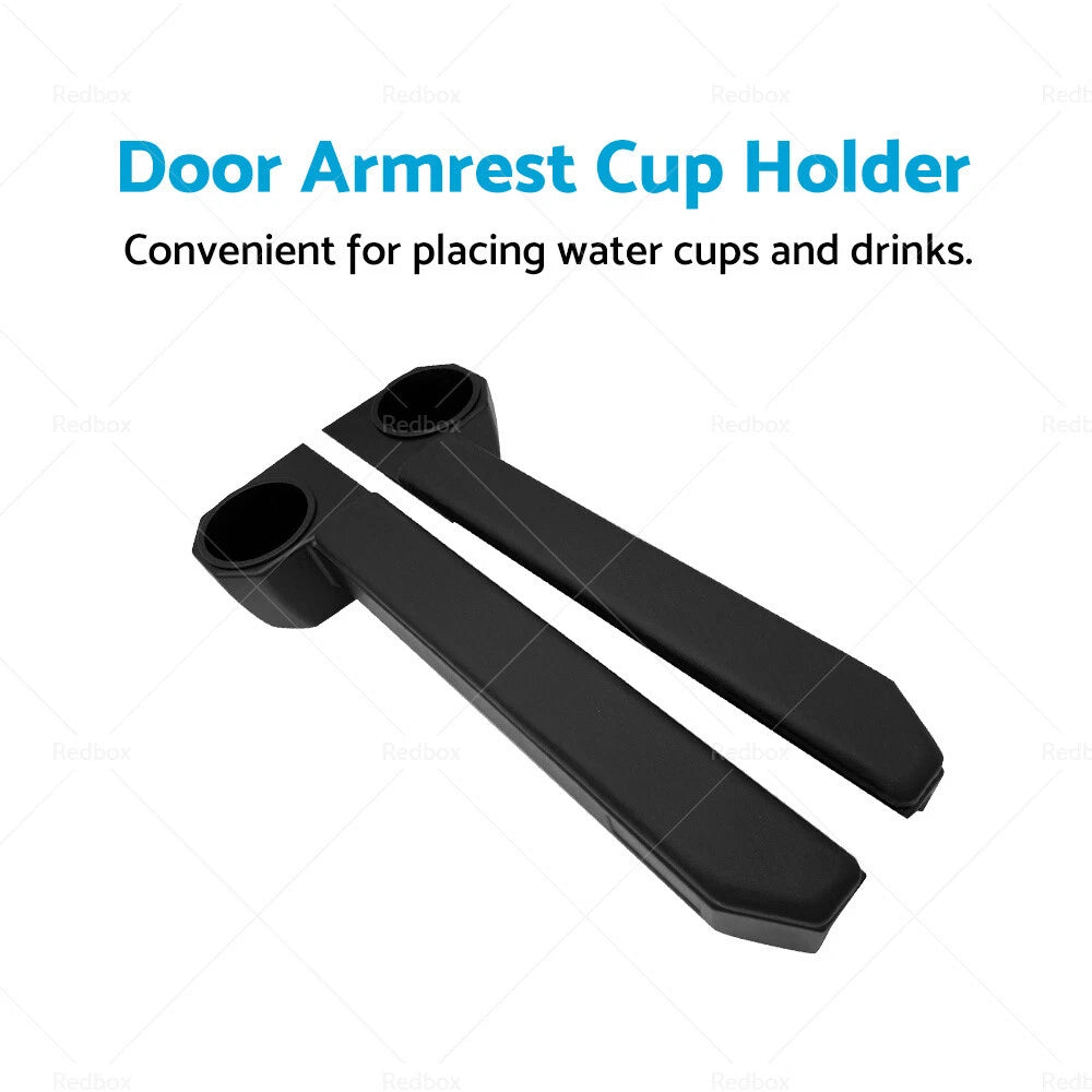 Pair of Door Armrest Cup Holders for Toyota Land Cruiser 70 Series (2007-2023)