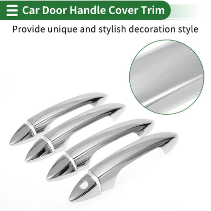 Car Door Handle Cover Trim for Honda Accord (2018-2023) Silver Tone