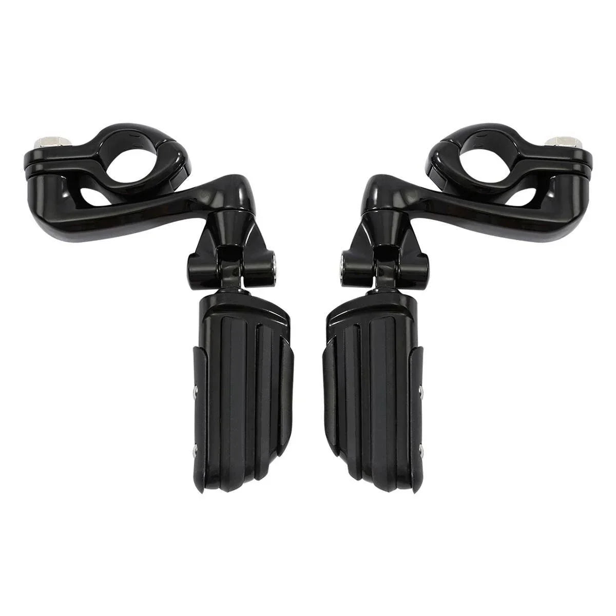 1 1/4" Engine Guard Highway Adjustable Male Mounting Footpegs for Motorcycle