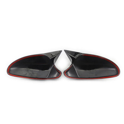 Black Rearview Mirror Cover Caps for BMW E81 E82 E87 E88 E90 E91 E92 (2006-2013)