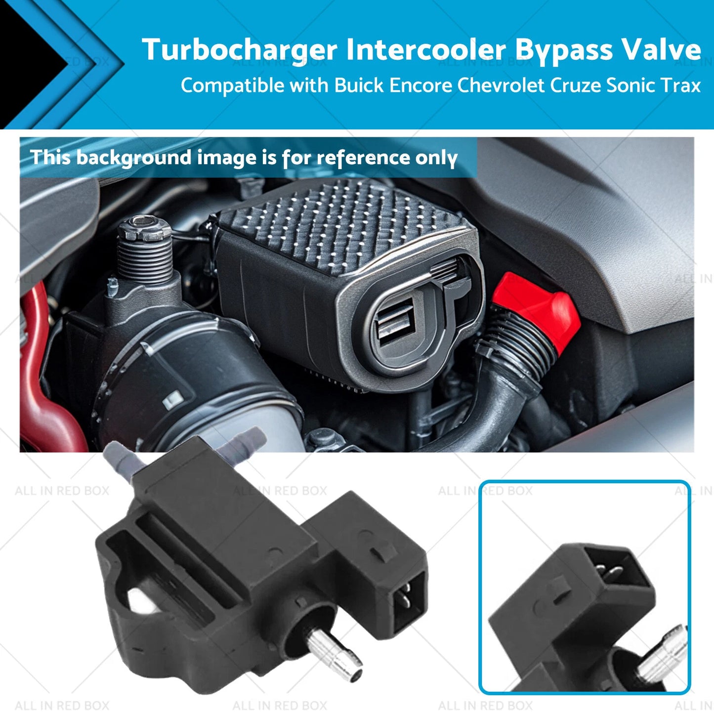 Turbocharger Bypass Valve for Buick Encore, Chevrolet Cruze, Sonic, Trax