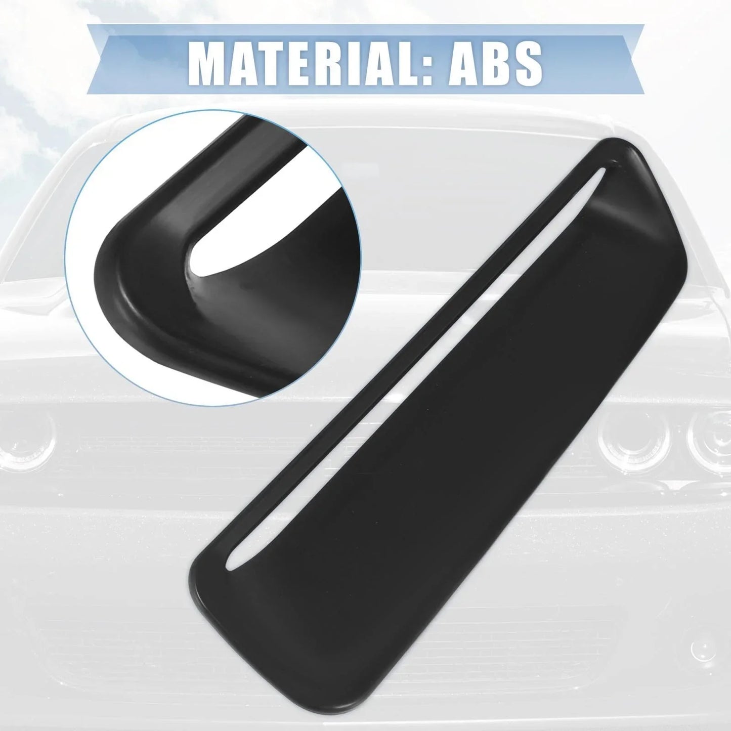 Engine Hood Air Conditioner Outlet Cover Trim for Dodge Challenger (2015-2023)
