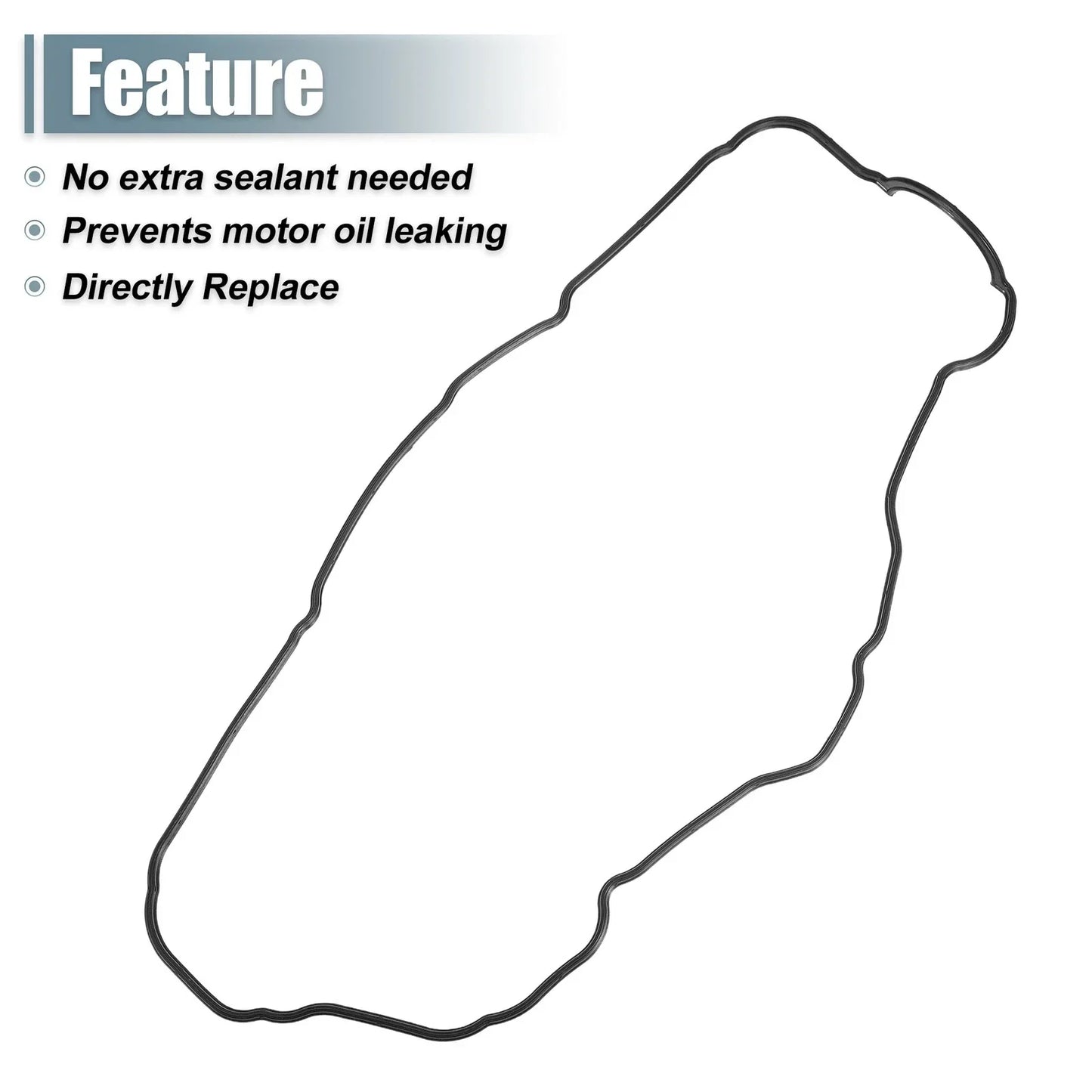 Engine Valve Cover Gaskets for Lexus ES300 (1999-2003) - Black Rubber 2 x Gaskets